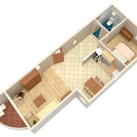 Apartments With A Swimming Pool Zadar - 5943 Apartment *